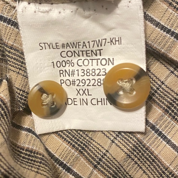 American Worker Shirt XXL 100% Cotton - Picture 4 of 6